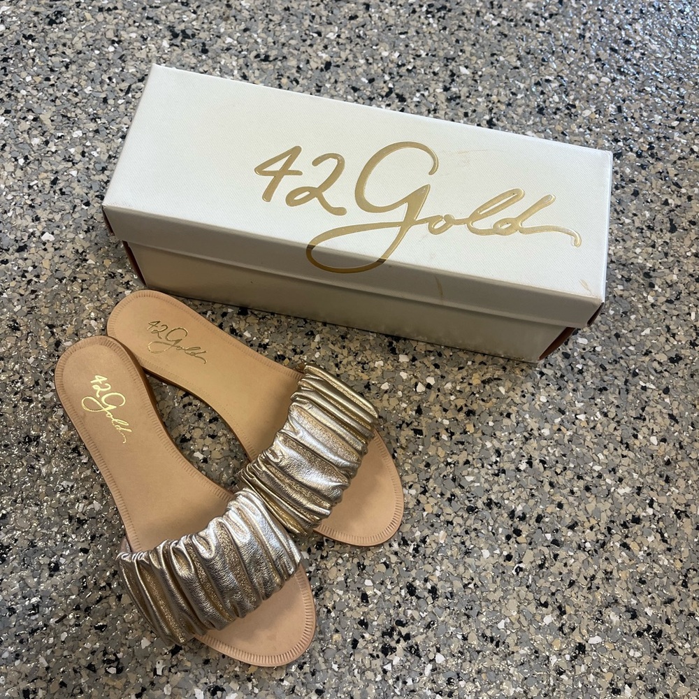 42 Gold Britta Gold Sandal